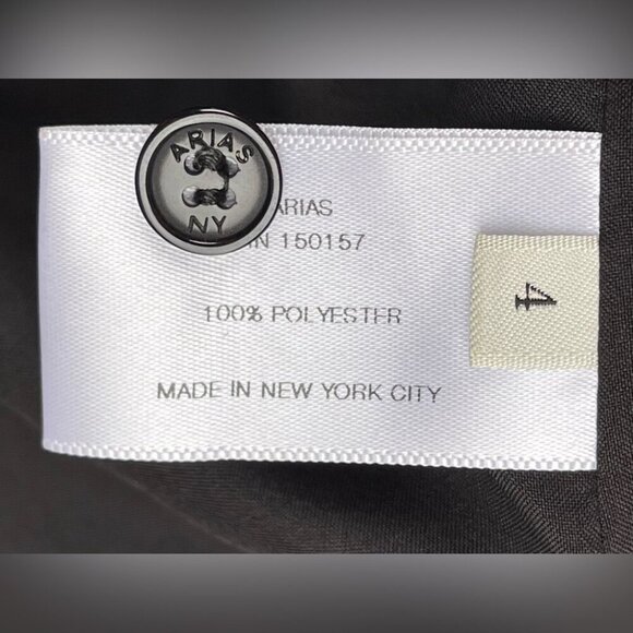 ARIAS NEW YORK METALLIC RUFFLE MINI DRESS SIZE 4 - Picture 12 of 13